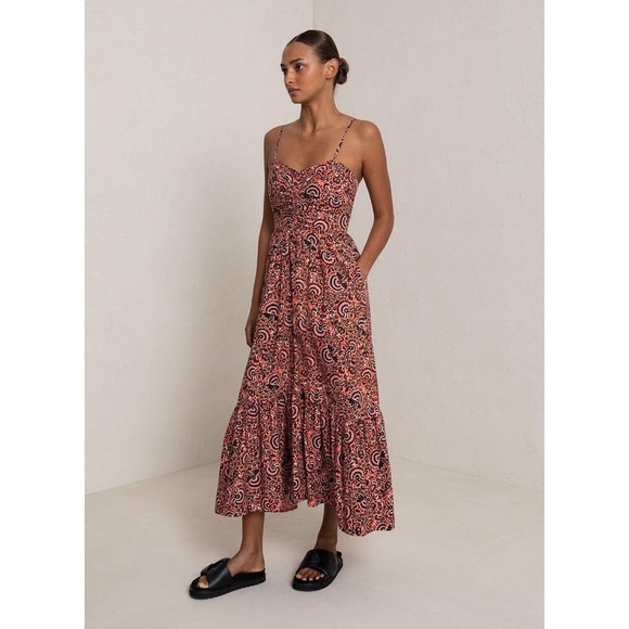 A.L.C. NWT Lilah Dress in Coral Multi Size 0  $495.00 - Picture 11 of 16